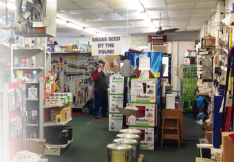 Inside the original Puritas Hardware store